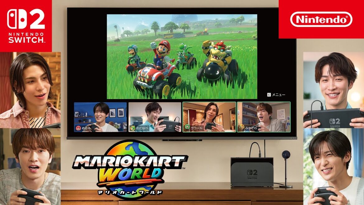 マリオカート ワールド CM ゲームチャット篇 ロングバージョン マリオカート ワールド CM ゲームチャット篇 ロングバージョン