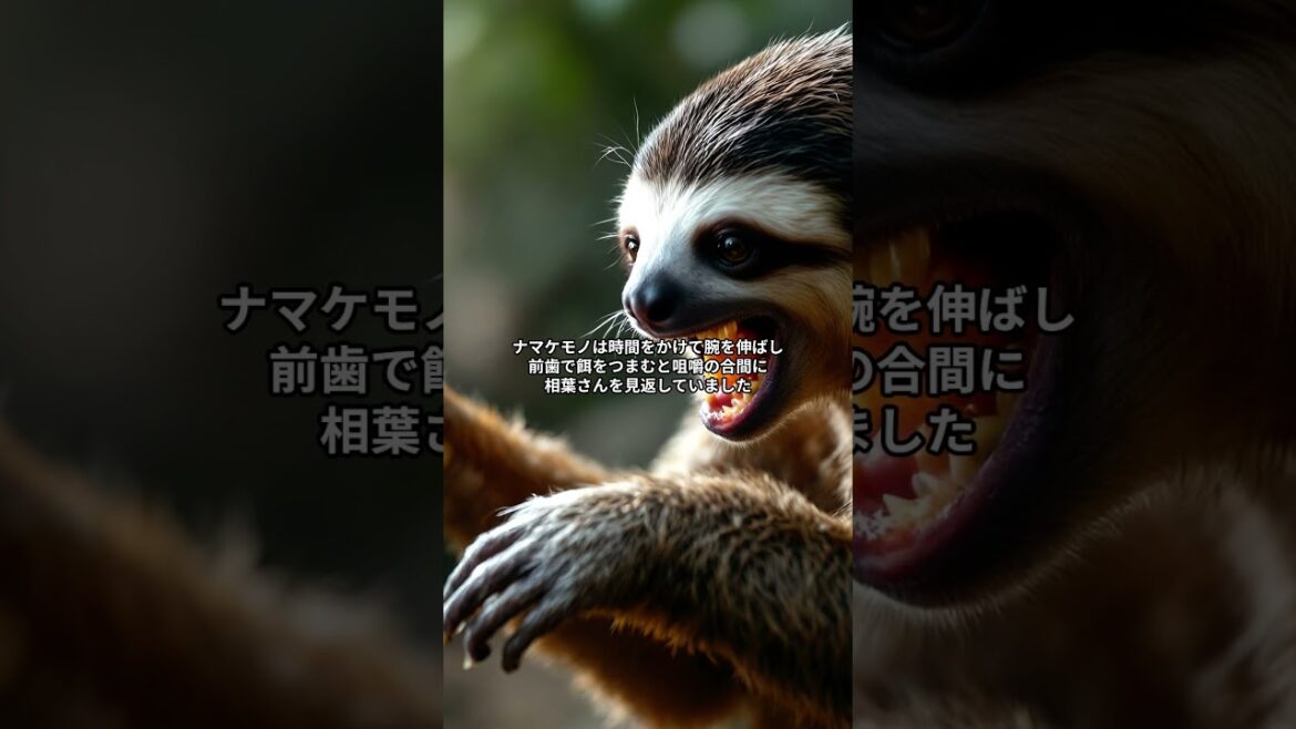 嵐 相葉雅紀×ナマケモノ|ゆっくり腕を伸ばして餌を受け取ったロケの一場面 嵐 相葉雅紀×ナマケモノ|ゆっくり腕を伸ばして餌を受け取ったロケの一場面